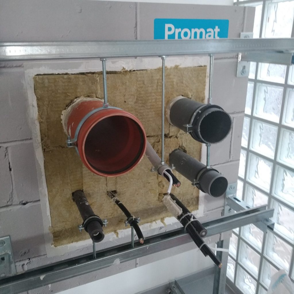 Zabezpieczenie przejść instalacyjnych